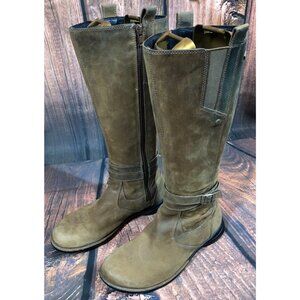 Merrell TETRA Strap Waterproof Leather Knee High Boots Womens 6 (s5r)